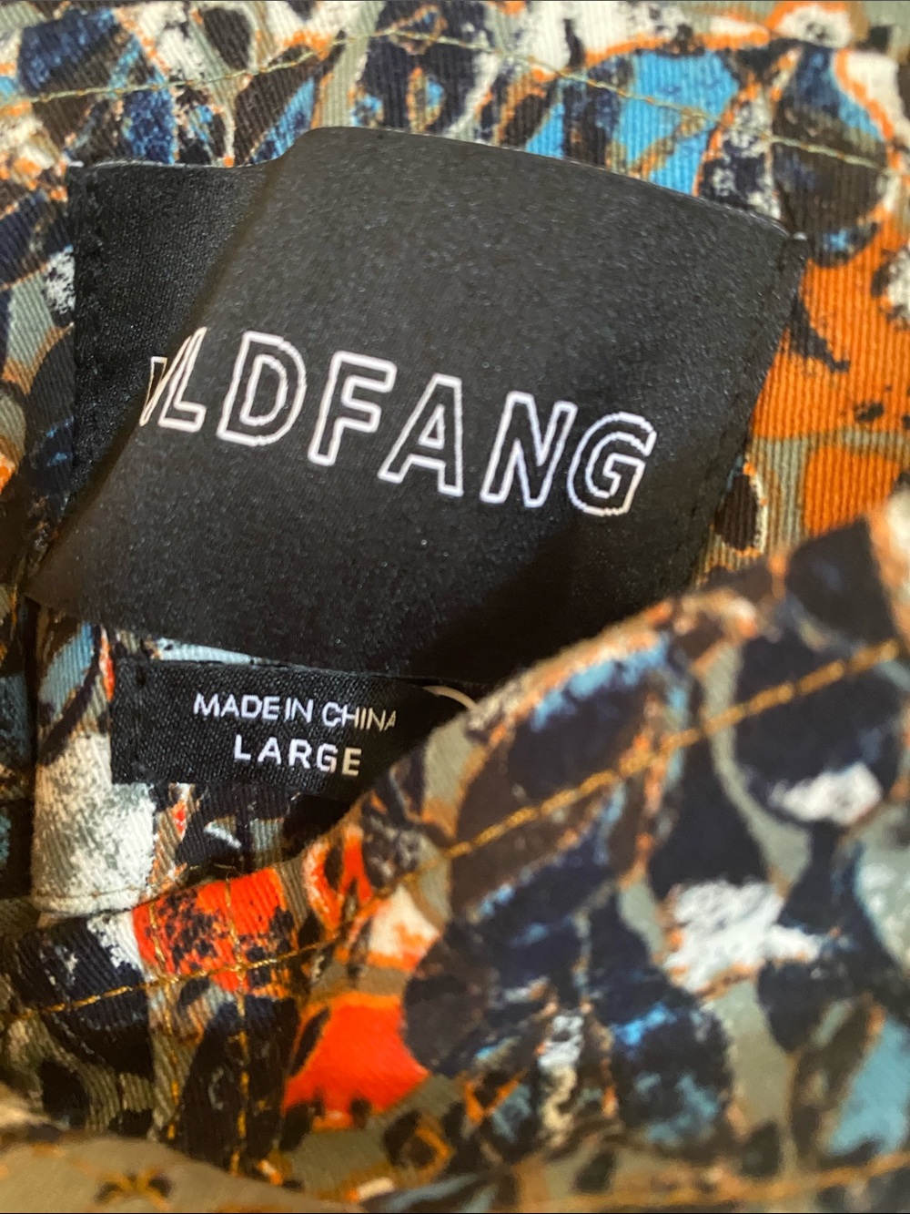 Wildfang Floral Camo Overalls in Olive Multicolor - Picture 4 of 4